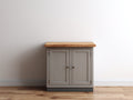 Credenza - Legno - 92x45x88 cm - Grigio-Marrone - Stile rustico moderno