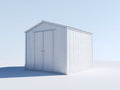 Casetta da giardino-Acciaio-300x240x220 cm-Grigio-Stile moderno